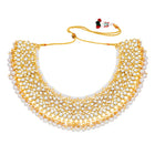 Golden Majesty Kundan & Pearl Necklace
