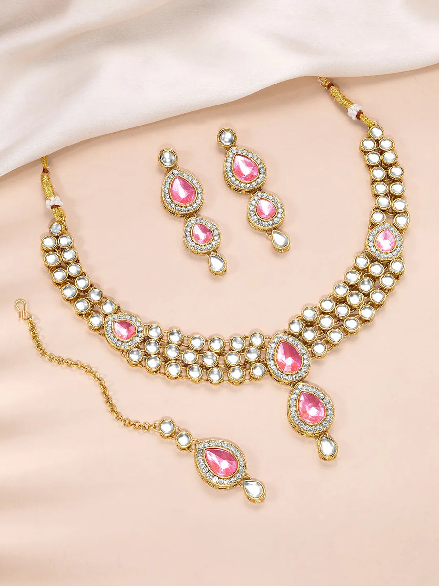 Majesty Kundan Long Necklace Set