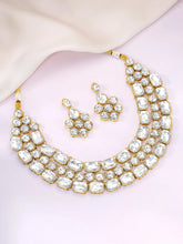 Crystal Studded Layered Necklace