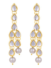 Radiant Strings Pearl Long Necklace Set