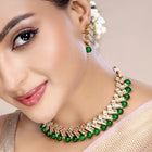 Radiant Kundan Pendant Necklace Set