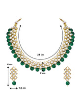 Radiant Greens Kundan Necklace Set