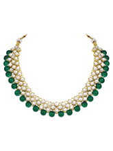 Radiant Greens Kundan Necklace Set