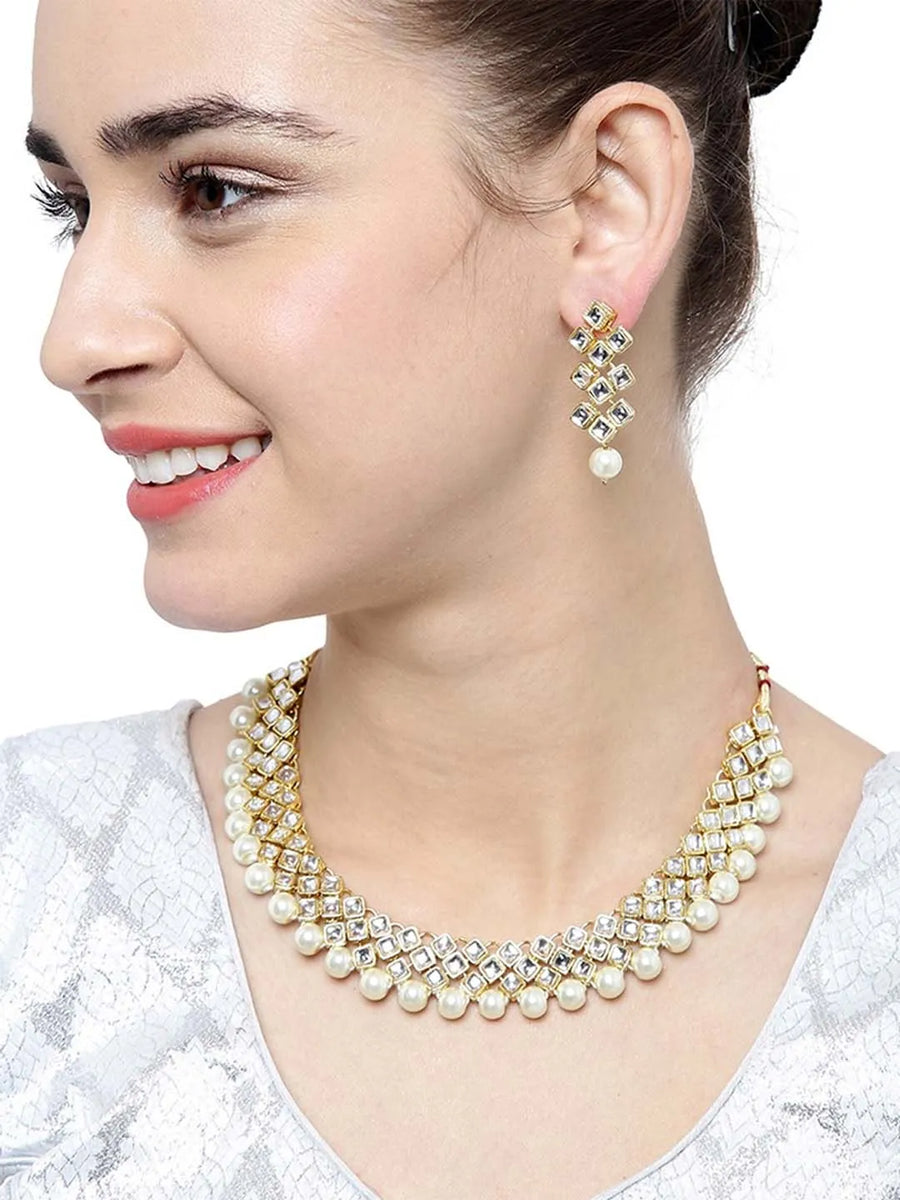 Kundan Necklace Set | Peora Jewellery – Royal Heritage Craftsmanship