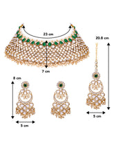 Radiant Reverie Polki Look Kundan Necklace Set with Maangtikka