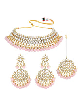 Pink Marvel Kundan Choker Set