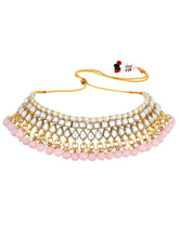 Pink Marvel Kundan Choker Set