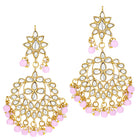 Peora Blush Pink Kundan Pearl Jewellery Set
