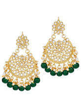 Bridal Bliss Green Kundan Pearl Necklace Set