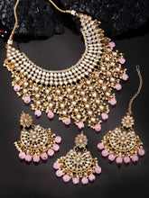 Bridal Bliss Green Kundan Pearl Necklace Set