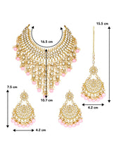 Bridal Bliss Green Kundan Pearl Necklace Set