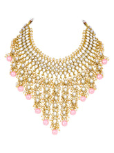 Bridal Bliss Green Kundan Pearl Necklace Set