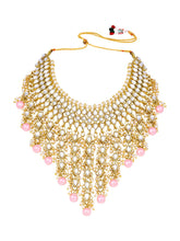 Bridal Bliss Green Kundan Pearl Necklace Set