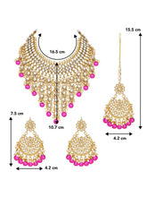 Bridal Bliss Green Kundan Pearl Necklace Set