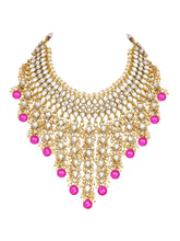 Bridal Bliss Green Kundan Pearl Necklace Set