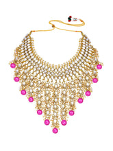 Bridal Bliss Green Kundan Pearl Necklace Set