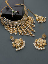 Bridal Bliss Silver Kundan Pearl Necklace Set