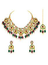 Crimson  Garden Necklace Set