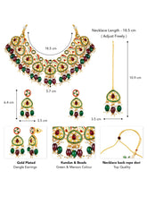 Crimson  Garden Necklace Set