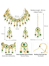 Earthy Glam Green Necklace Set