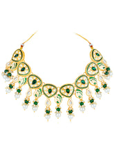 Earthy Glam Green Necklace Set