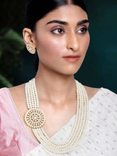 Pearl Cascade Kundan Layered Necklace