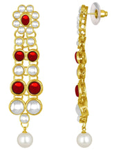 Celebrity Influence Anushka Sharma's Maroon Kundan Necklace Set