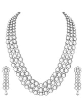 Celebrity Influence Anushka Sharma's Silver Kundan Necklace Set