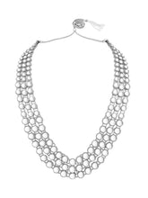 Celebrity Influence Anushka Sharma's Silver Kundan Necklace Set