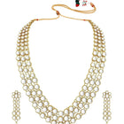 Celebrity Inspired Anushka Kundan Set - White