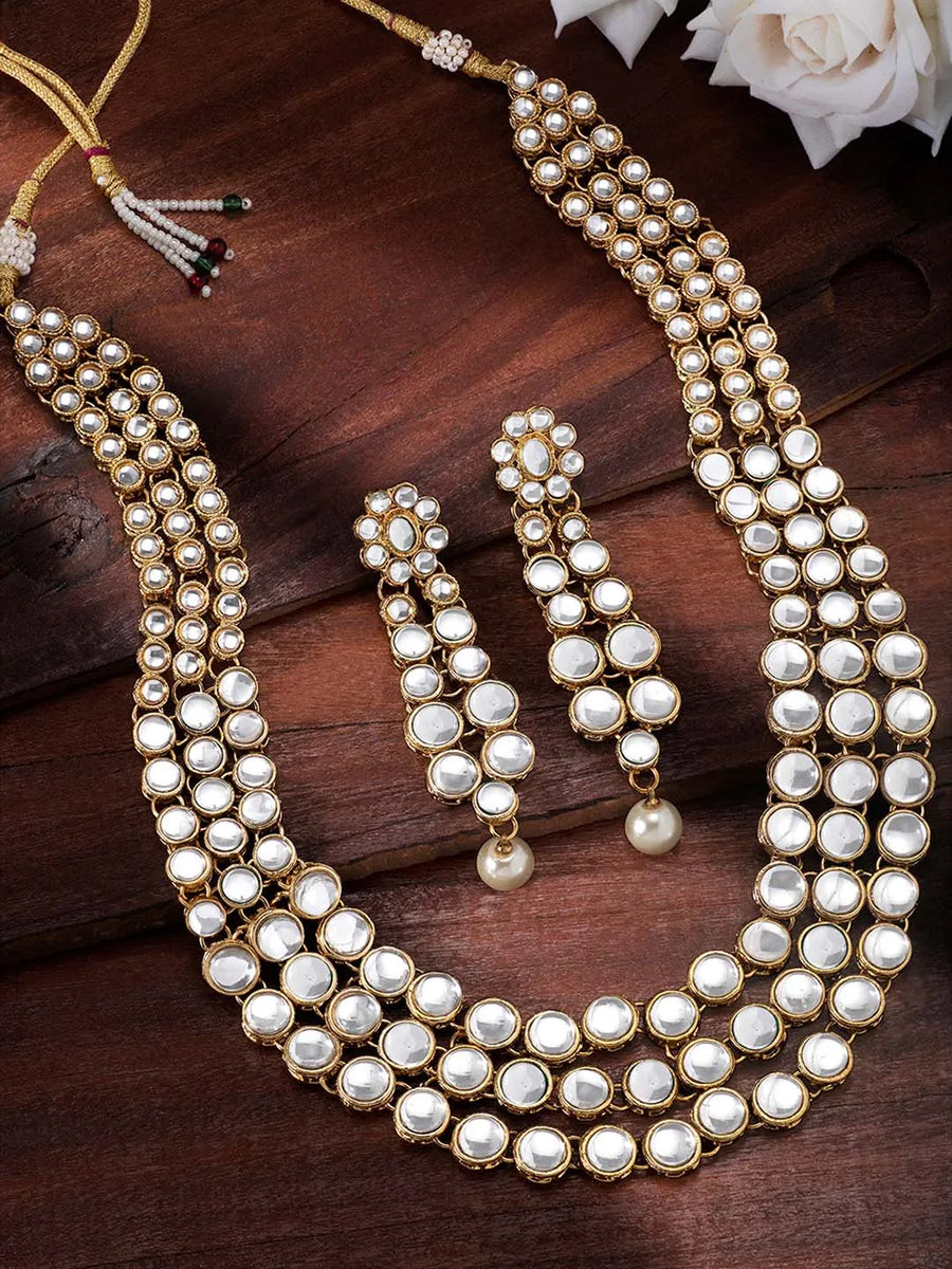 Anushka Kundan Set – Celebrity-Inspired Ethnic Jewellery | Peora
