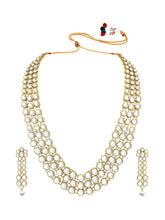 Celebrity Influence Anushka Sharma's Silver Kundan Necklace Set