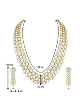 Celebrity Influence Anushka Sharma's Silver Kundan Necklace Set