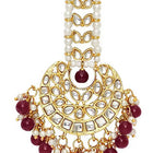Stud Maang Tikka Sparkle – Dazzling Forehead Accessory | Peora

