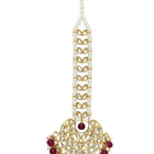 Stud Maang Tikka Sparkle – Dazzling Forehead Accessory | Peora

