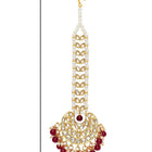 Stud Maang Tikka Sparkle – Dazzling Forehead Accessory | Peora

