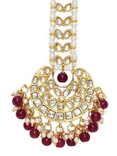 Royal Kundan Stud Maang Tikka Sparkle