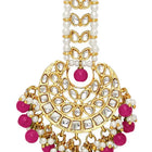Stud Maang Tikka Sparkle – Dazzling Forehead Accessory | Peora

