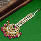 Stud Maang Tikka Sparkle – Dazzling Forehead Accessory | Peora

