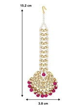 Royal Kundan Stud Maang Tikka Sparkle