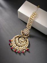 Crystal Glow Crescent Maangtikka