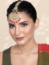 Crystal Glow Crescent Maangtikka