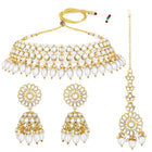 Evergreen Elegance Necklace Set - White