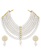 Glamorous Pearl Choker Set Contemporary