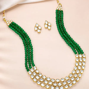 Symphony Kundan Long Necklace Set
