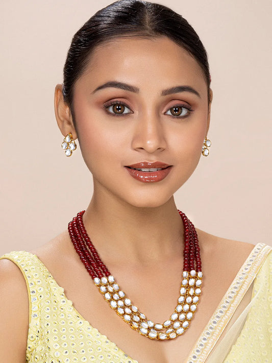 Long Necklace Set – Traditional & Elegant Jewellery | Peora