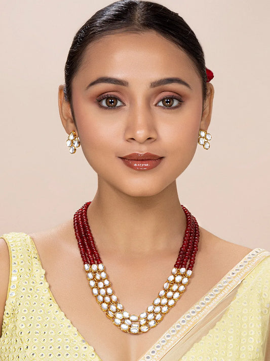 Long Necklace Set – Traditional & Elegant Jewellery | Peora