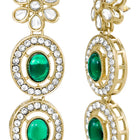 Gold Plated Emerald Opulence Necklace Set