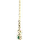Gold Plated Emerald Opulence Necklace Set
