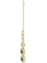 Gold Plated Emerald Opulence Necklace Set